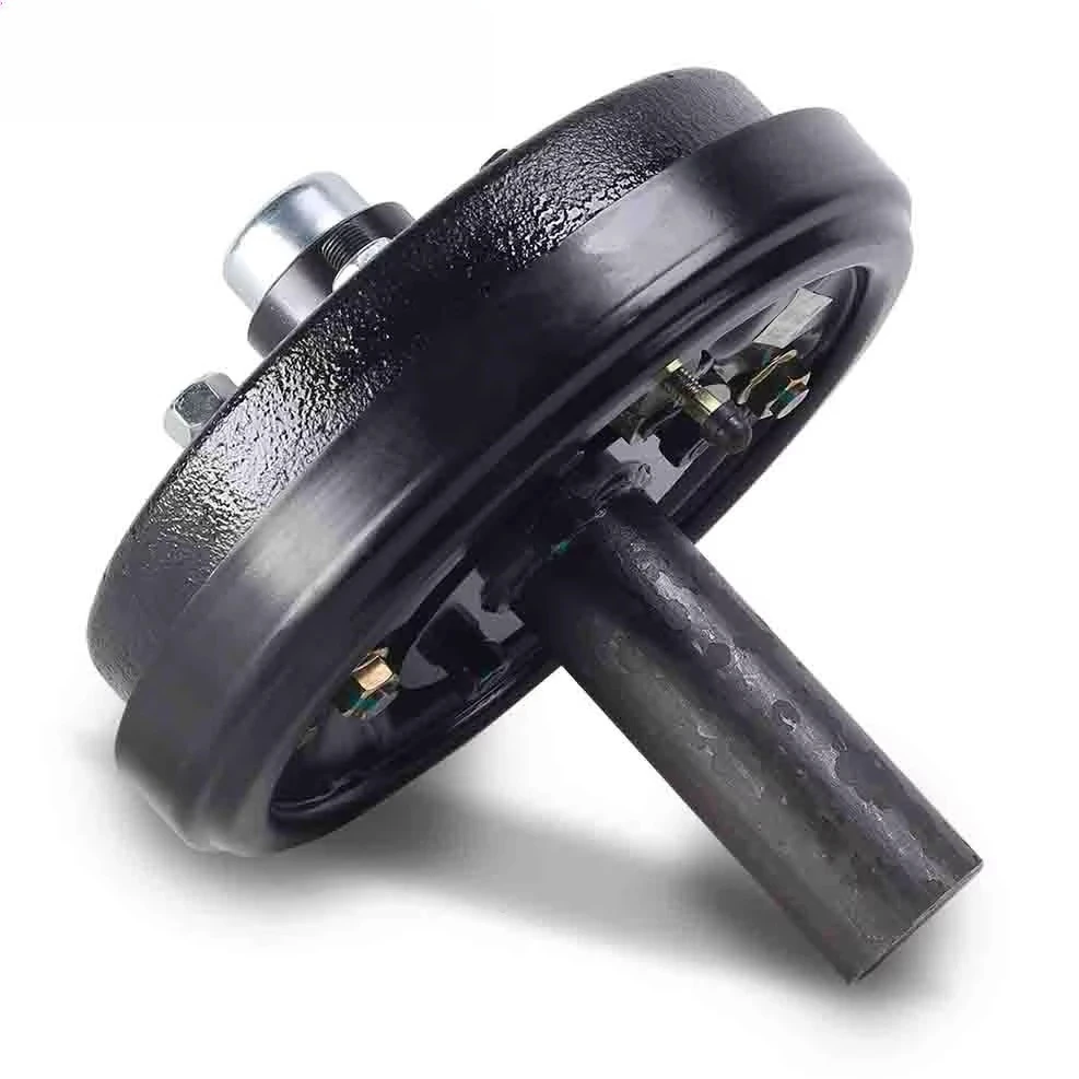 Electric brake hydraulic brake drum, 1.5-2 ton 5/6 hole hub axle short axle axle axle, modified accessories