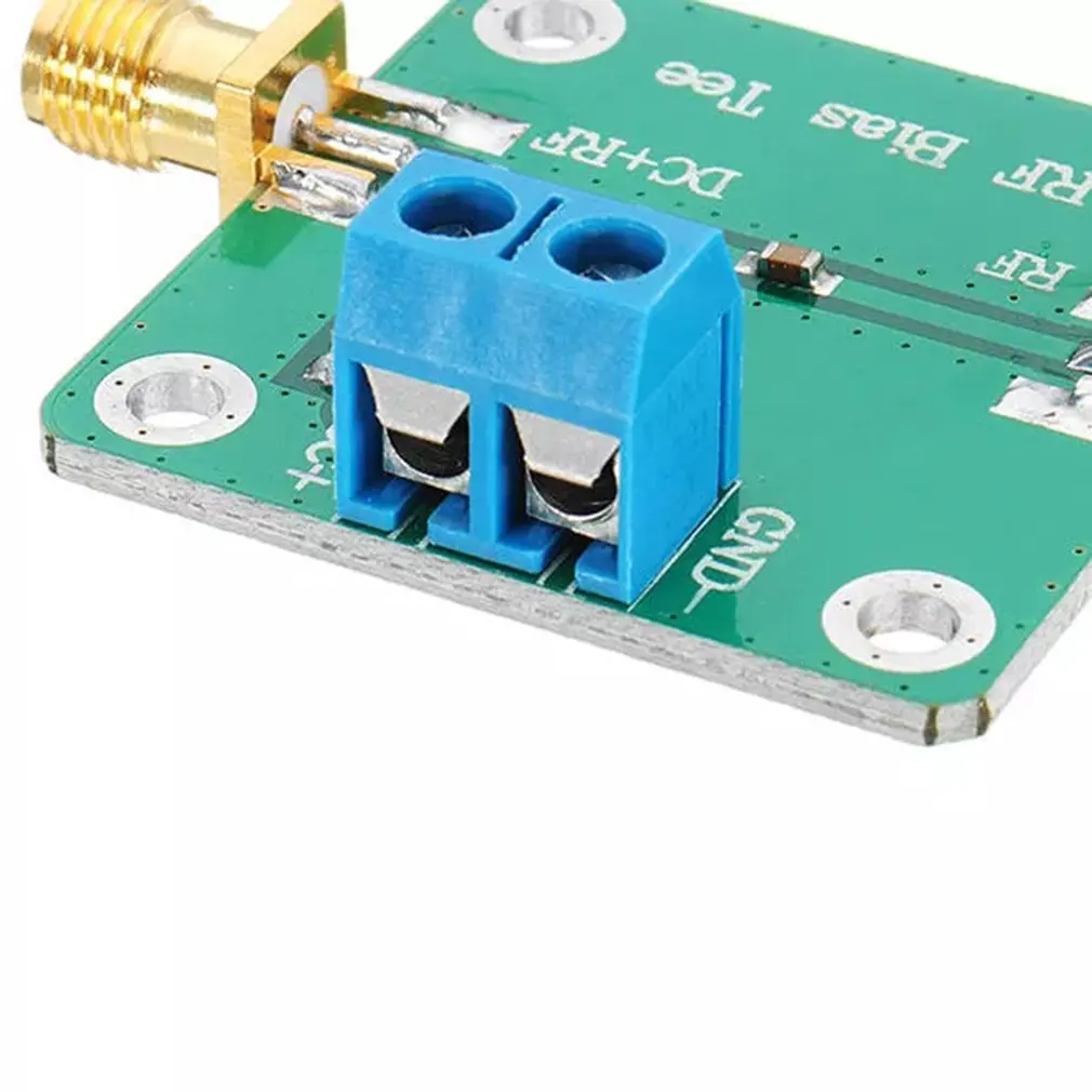 Low Noise Ham Radio Amplifier 10-6000MHz 6GHz DC Bias RF Tee Broadband Microwave DC Bias Blocker for HAM Radio RTL SDR LNA