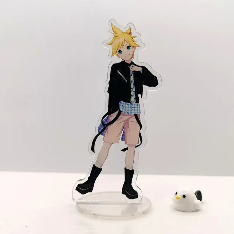 Piapro Characters Acrylic Stand Figure Kagamine Rin Megurine Luka Anime Peripherals Cartoon Originality 10cm Desktop Ornament