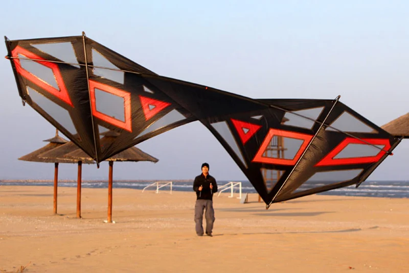 Pipa fuerte de cuatro líneas, pipa acrobática cerf volant Freilein, pipas inflables para adultos, pipa de águila voladora, juguetes para exteriores inalámbricos