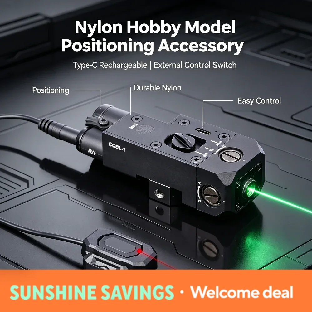 All-in-one CQBL-1 Hobby Rail Position Unit Nylon Shell Type-C Rechargeable External Wired Control Button Kit