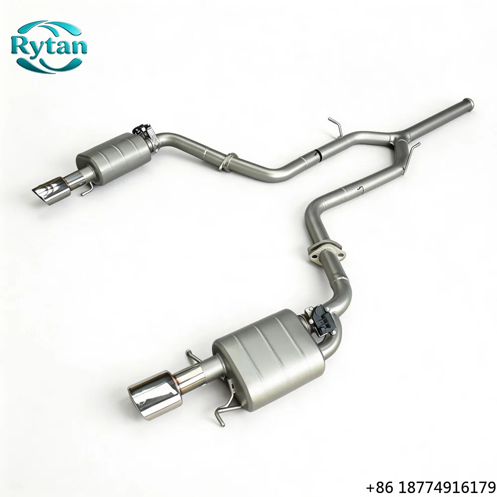 

Valved Stainless Steel Valvetronic Exhaust System Catback Mirror Polished TIG Welded for W204 C200
