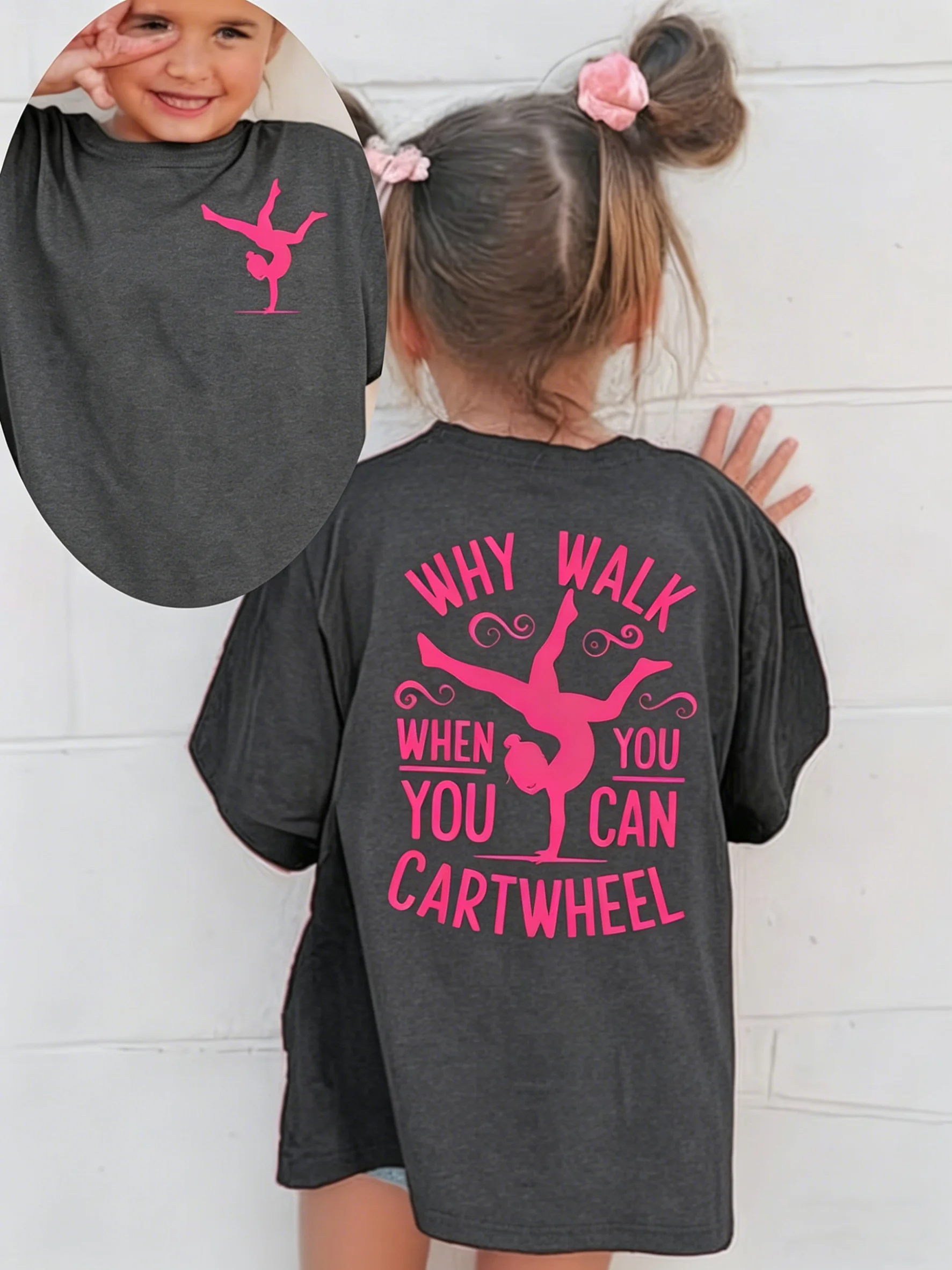 Summer Fashion Girls' Short Sleeve T-Shirt 