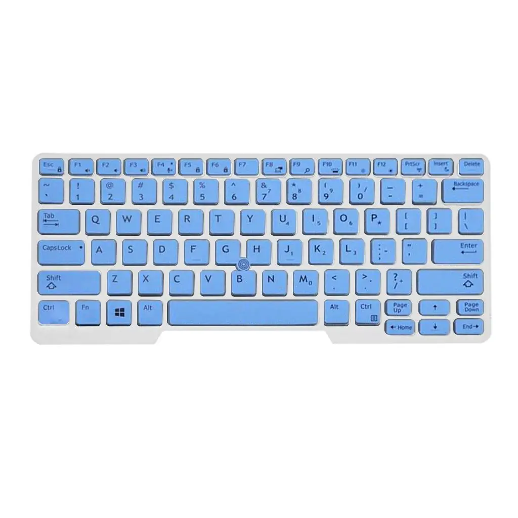 Silicone Laptop Keyboard Skin Cover Protector for 14 Inch Laptop Keyboard Dust Moisture Shield
