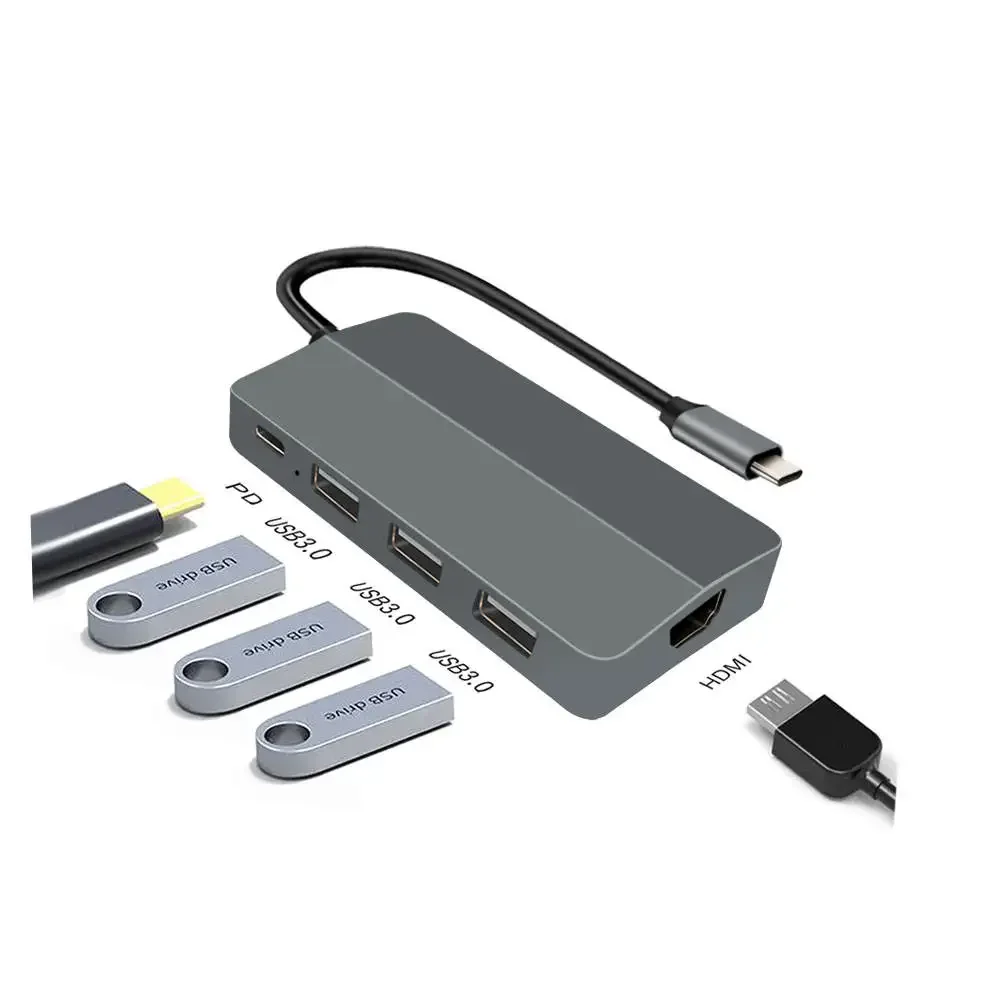 USB-C Hub 12 In 1 USB Type-C Multi Hub Laptop Docking Station HDM1 1080P 60Hz USB C Hub 12-In-1 Docking Station For Macbook