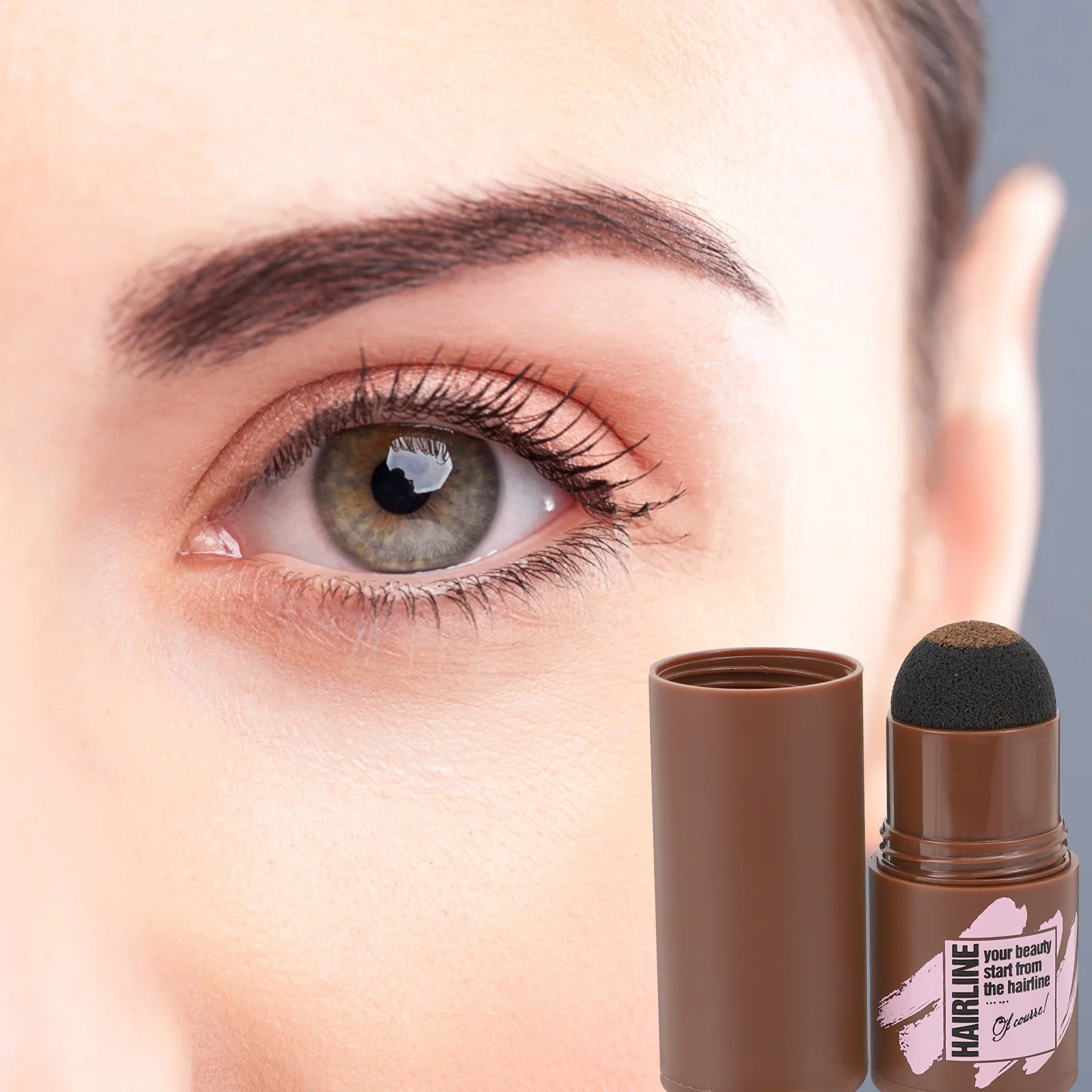 

1pc Hairline Powder Waterproof Sweatproof For Women Fill Thinning Hair Natural Look Volumizing Scalp Coverage Brow Enhancer