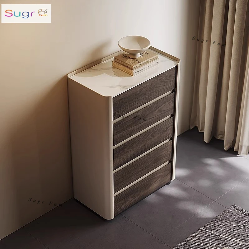 

Bedroom chest of drawers light luxury high-end living room TV cabinet next to the cabinet Bedroom wall storage cabinet Room