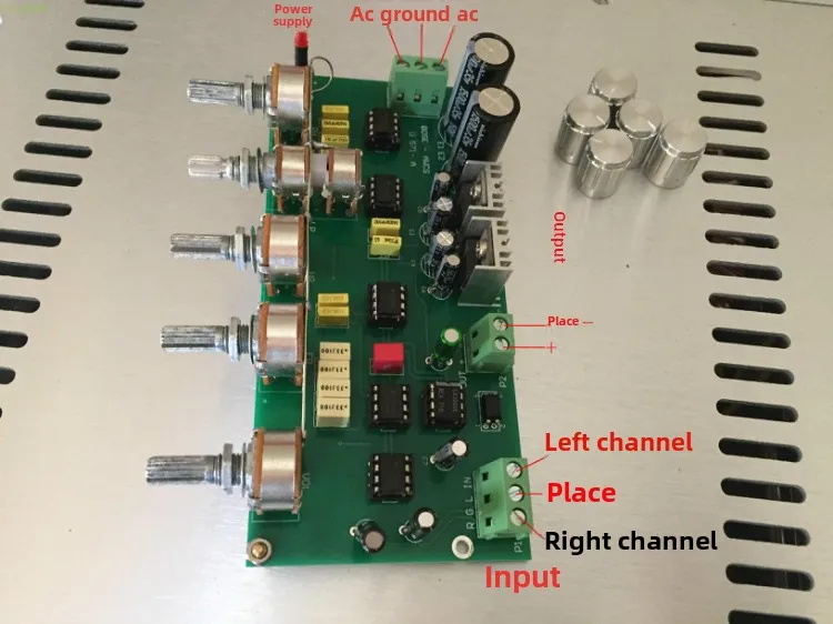 BO panneau frontal panneau de tonalité passe-bas filtre canon égalisation dynamique fièvre