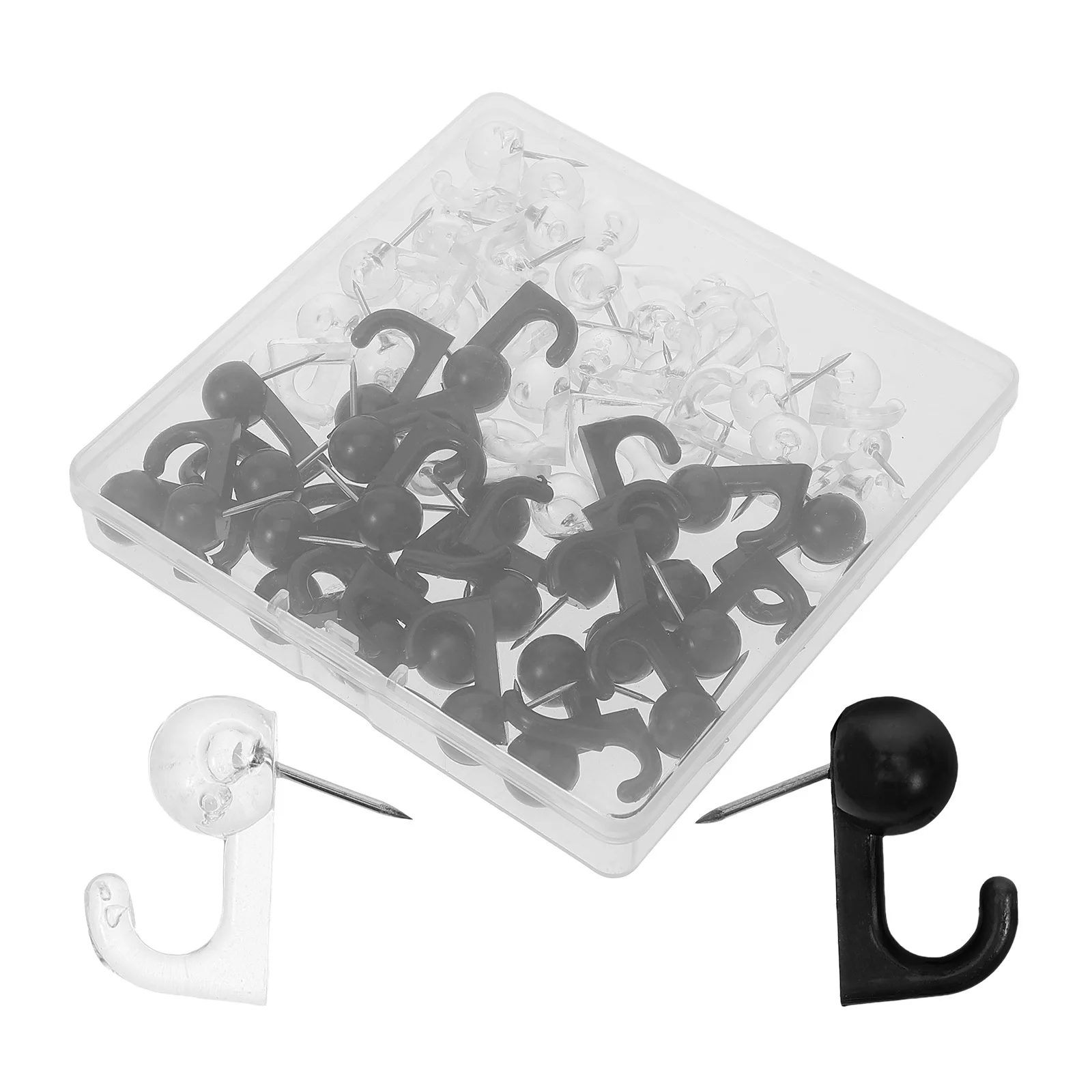 50pcs Multi-Function Thumb Tacks For Map Marking Bulletin Board Office Home Use Pushpins Small Reusable Tacks Crafts Decoration