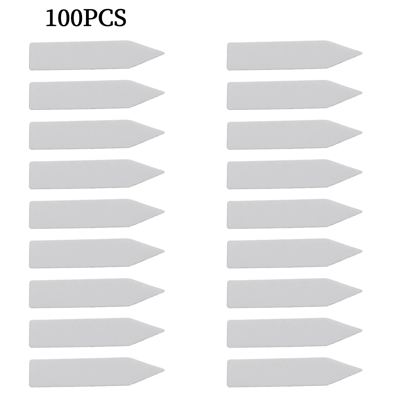 100 sztuk etykieta na rośliny doniczka znak Tag biały PVC 5.1cm znacznik etykietowy wodoodporna klasyfikacja znak sortowania dla przedszkola ogród