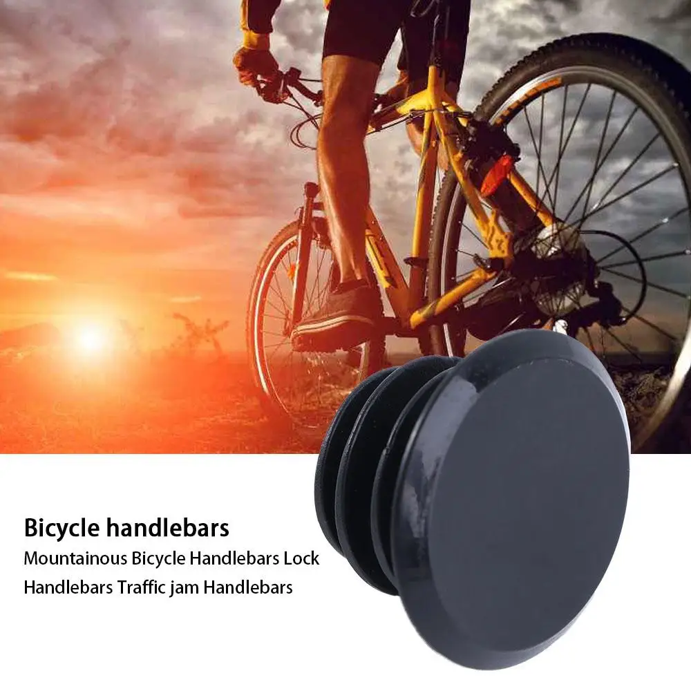 

Bicycle Handlebar End Plugs 2pcs MTB Road Bike Handlebar End Plug Rubber Bike Insert Grips Stoppers Caps Cycling Accessories