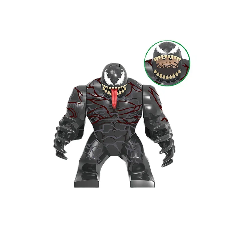 Marvel Action Figure Mini Bausteine Superhero Venom Massacre Erwachsene Puzzle DIY Montage Block kinder Spielzeug