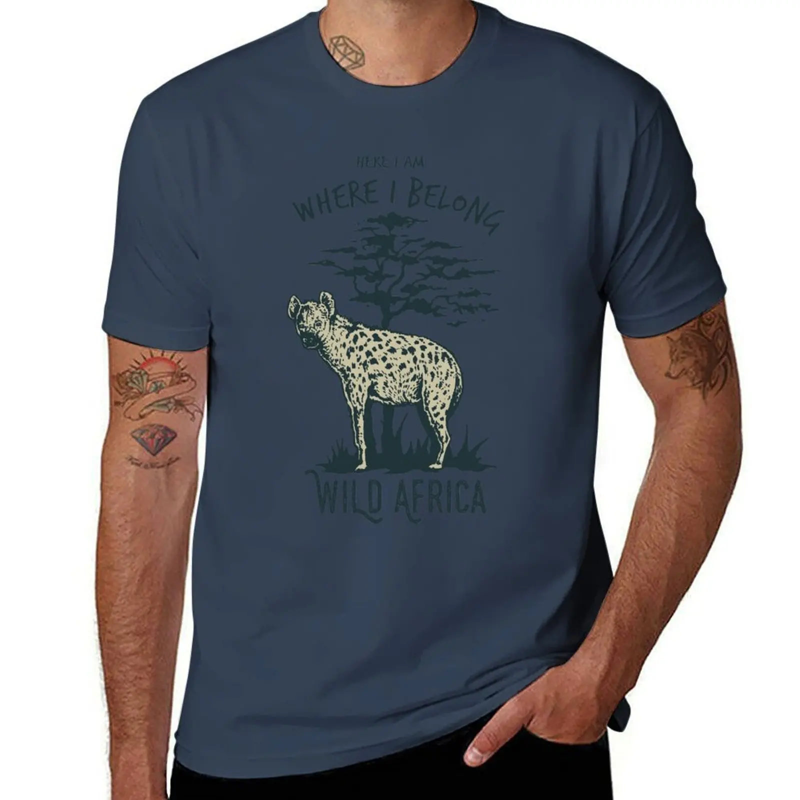 

Africa, Wildlife, Hyena, Predator Wildlife, T-Shirt Ultra Soft Breathable Tee Top