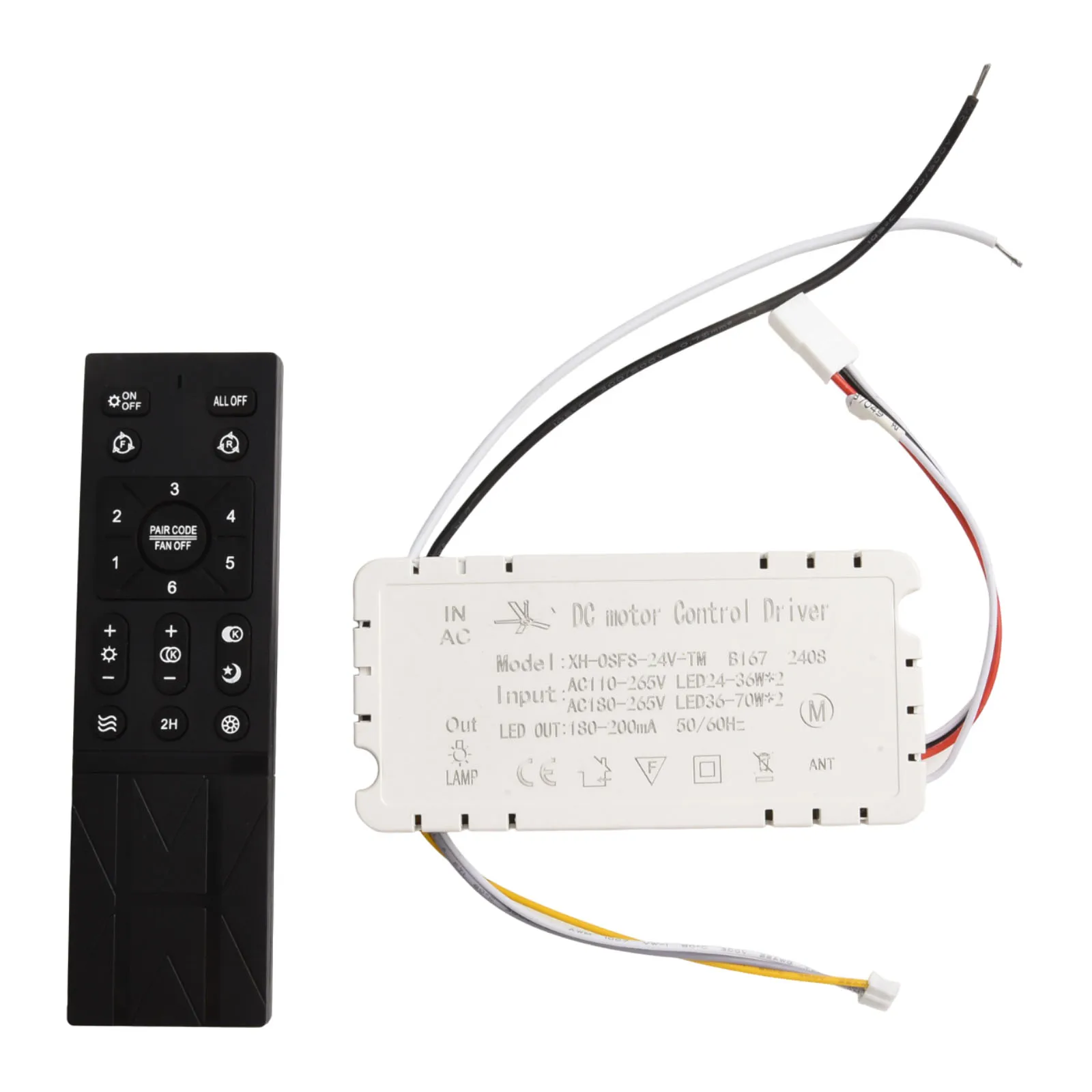 Ceiling Fan Accessories Color As Shown In The Picture Ceiling Fan Remote Factory Settings Reset PC Material AC 110V-265V