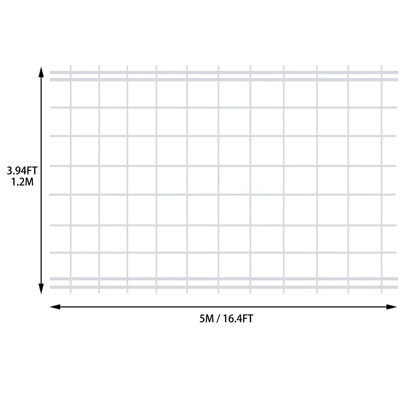 Plastic Trellis Netting Heavy-Duty Garden Netting Roll for Climbing Plants Melons Vegetables and Grape Rack