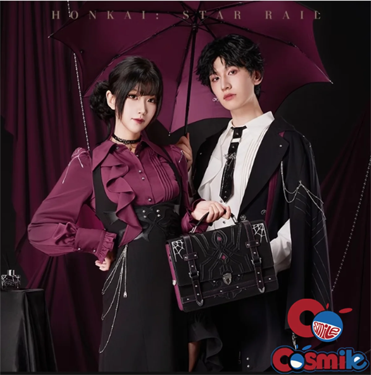 

Cosmile miHoYo Официальная игра Honkai: Star Rail Kafka Сумка для женщин и мужчин Сумка через плечо Coroobody Аксессуары Lolita JK Prop