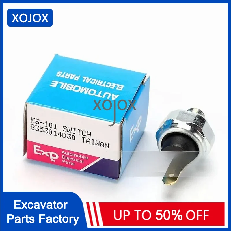 

XOJOX Excavator single line oil pressure sensor MC840219 pressure switch plug alarm sensing plug