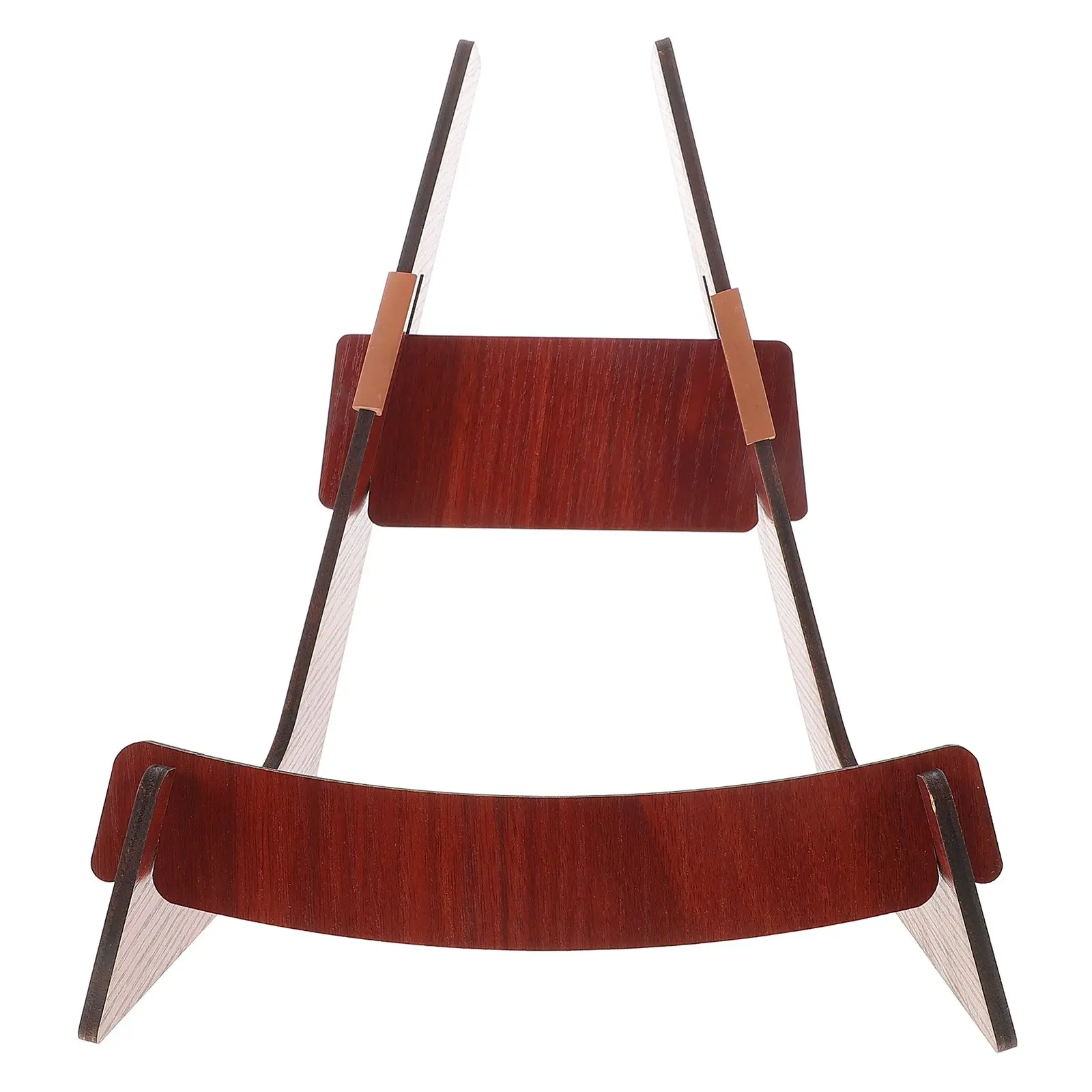 1Pcs Guitar Stand Solid Wood Portable Floor Floor Guitar Holder Holder Bass Ukulele Acoustic Instrument Rack Wooden