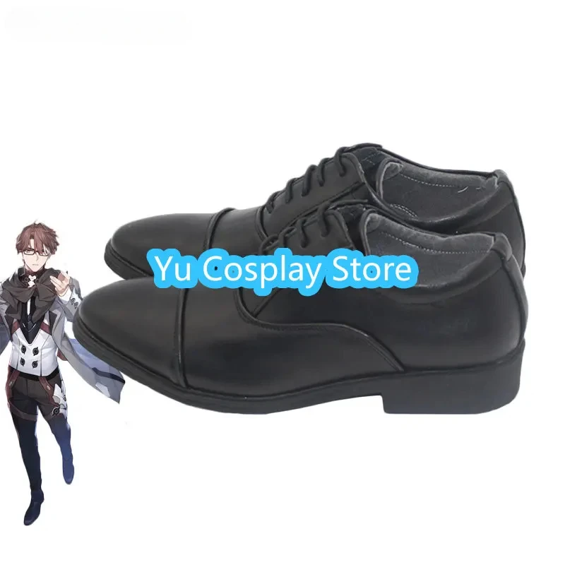 Game Honkai Star Rail Welt Yang Cosplay Shoes Halloween Carnival Boots Cosplay Prop PU Leather Shoes Custom Made