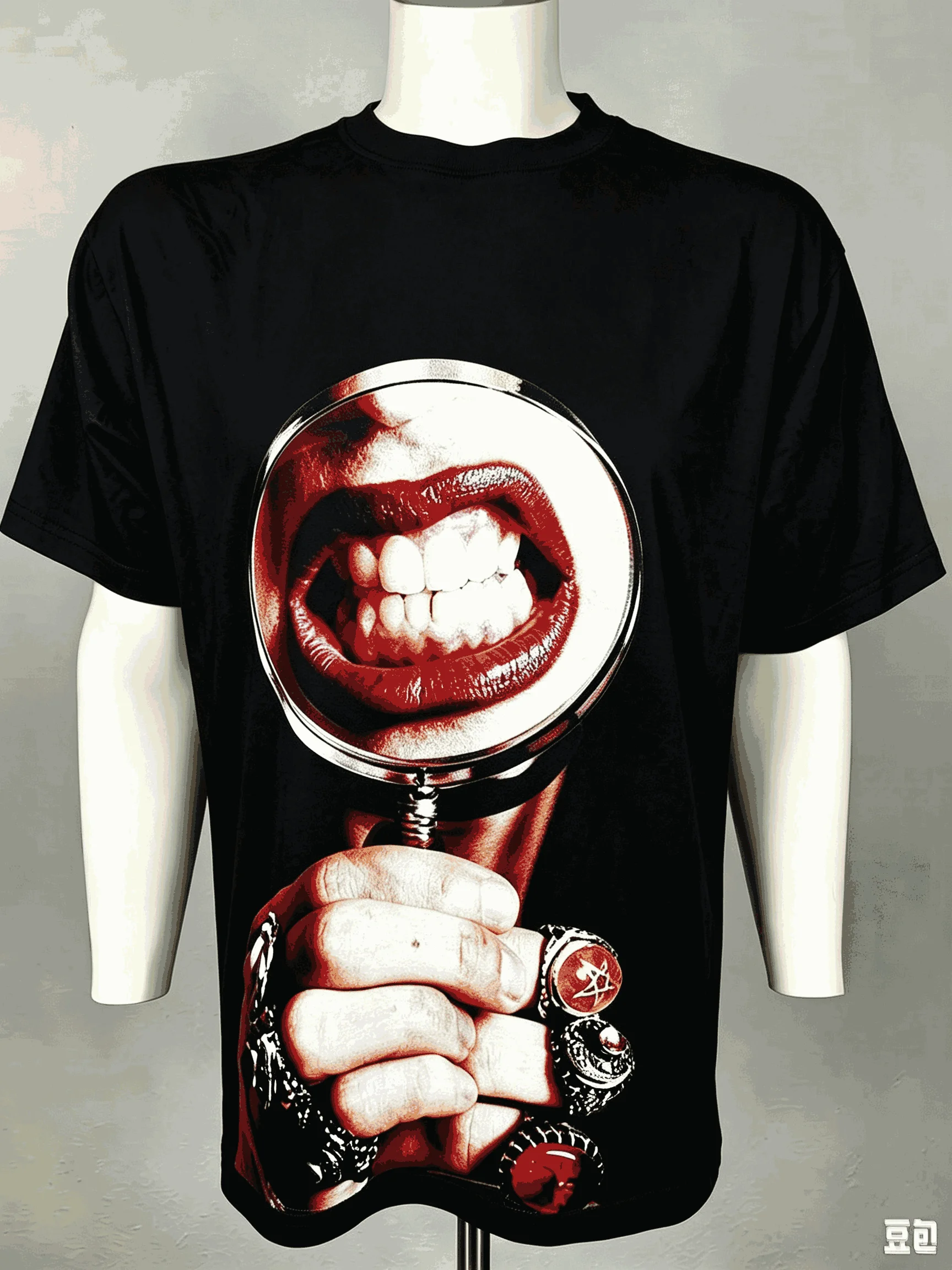 Marilyn Manson Print T-shirts for Men Women Fashion Hip Hop Oversized Unisex Streetwear Trendy Cotton Short Sleeves Couples soft