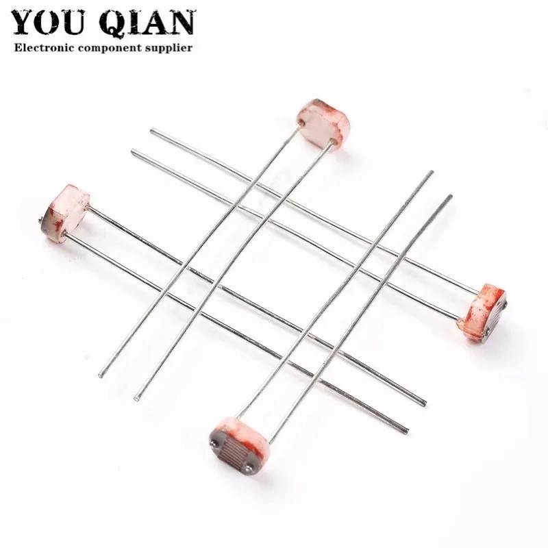 

20pcs 5506 5516 5528 5537 5539 Light Dependent Resistor LDR 5MM Photoresistor wholesale retail Photoconductive resistance