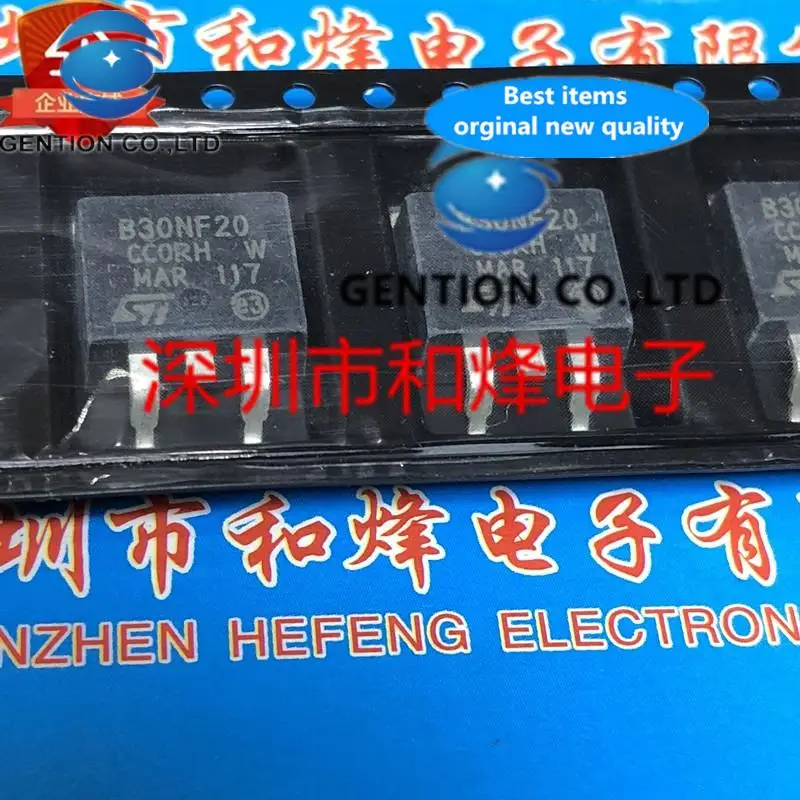 

10 шт. B30NF20 STB30NF20 TO-263 200 В 30 А в наличии 100% новые и оригинальные