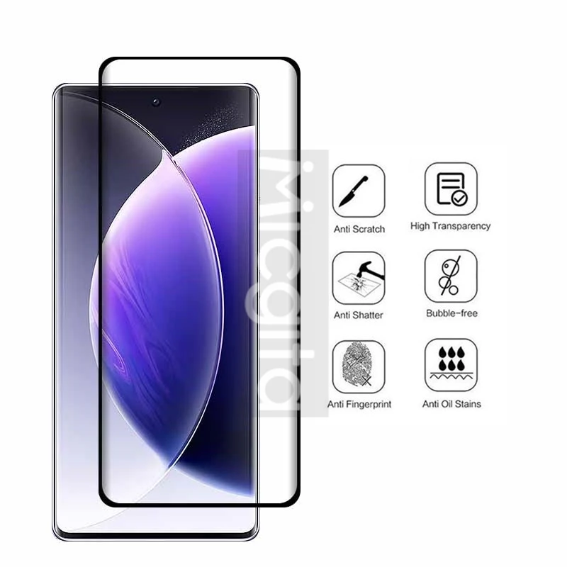 9D Curved Glass For Tecno Camon 30S Screen protector Anti-Scratch tempered Glass film Soft Fiber Lens film For Camon 30S
