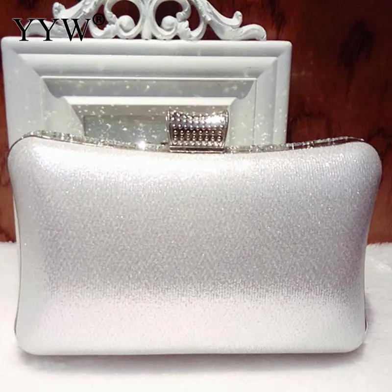 Pochette de soirée en perles pour femme, sac à main élégant, sac à main avec oreiller argenté, enveloppe en diamant, portefeuille de messager, JOBag de fête pour femme