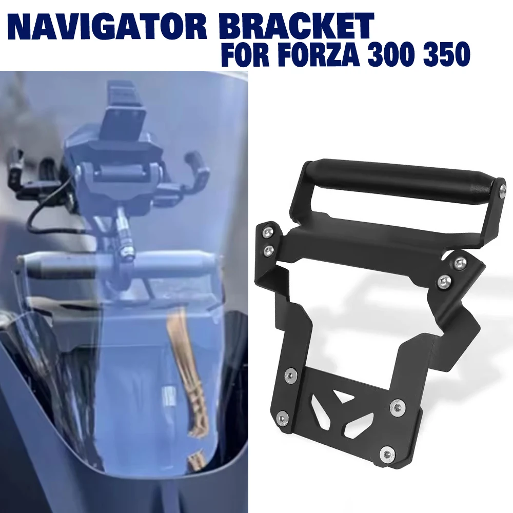 

For Honda FORZA300 FORZA350 FORZA 300 350 NSS350 NSS 350 GPS Navigator Mount Bracket Dashcam Rack Bracket Phone Hold Stand