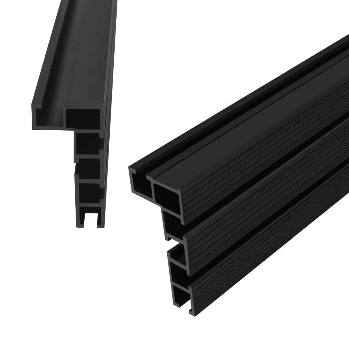 300-800mm Aluminium Profile Fence 75 Type Black Miter  Track T-track  DIY Tool Sliding Brackets T-Slot For Table Saw Woodworking