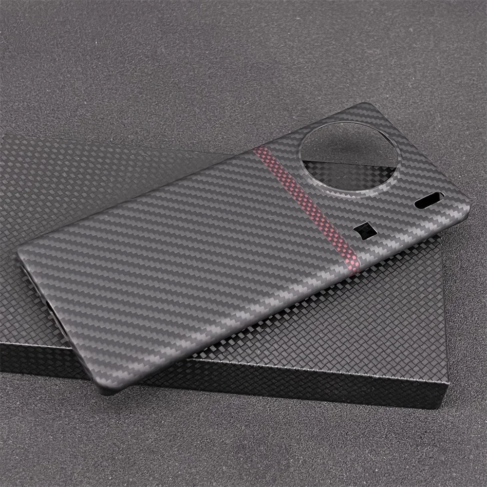 Real Carbon Fiber Case For Vivo X90 Pro Plus Lens Protecor Phone Case Aramid Fiber Cover Business For Vivo X90 Phone Accessory