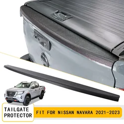 Copertura del portellone posteriore per Nissan Navara 2021 2022 2023 anni Nero opaco Protezione del portellone posteriore Trim Auto Parte Accessori per lo styling dell'auto