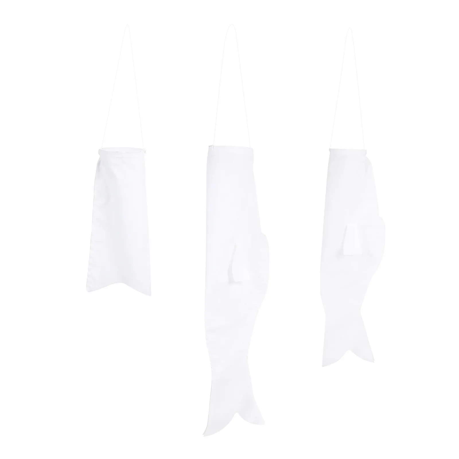 3Pcs DIY Japanese Carp Windsock Hanging Flags Garden Decoration Wind Direction Flags Outdoor Japanese Restaurant Windsocks