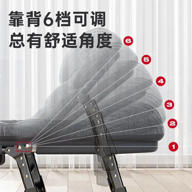 昼休み折りたたみベッドオフィス昼寝神器労働者状態寝転んで座れる小型シンプルエスコートシングルキャンプベッド