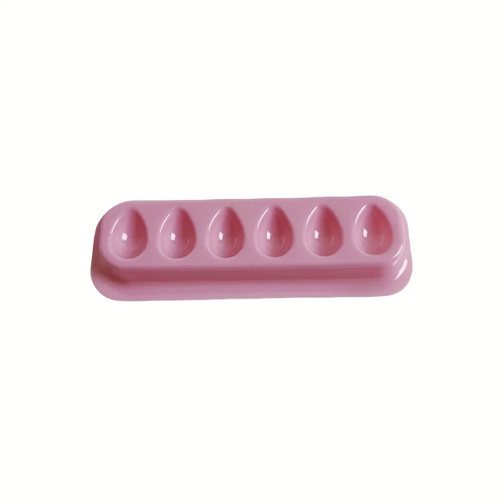 50 Stück = 1 Box Selbstklebende Wimpernverlängerungs-Klebertrays mit Fächern für Fächerwimpern, Private Label verfügbar