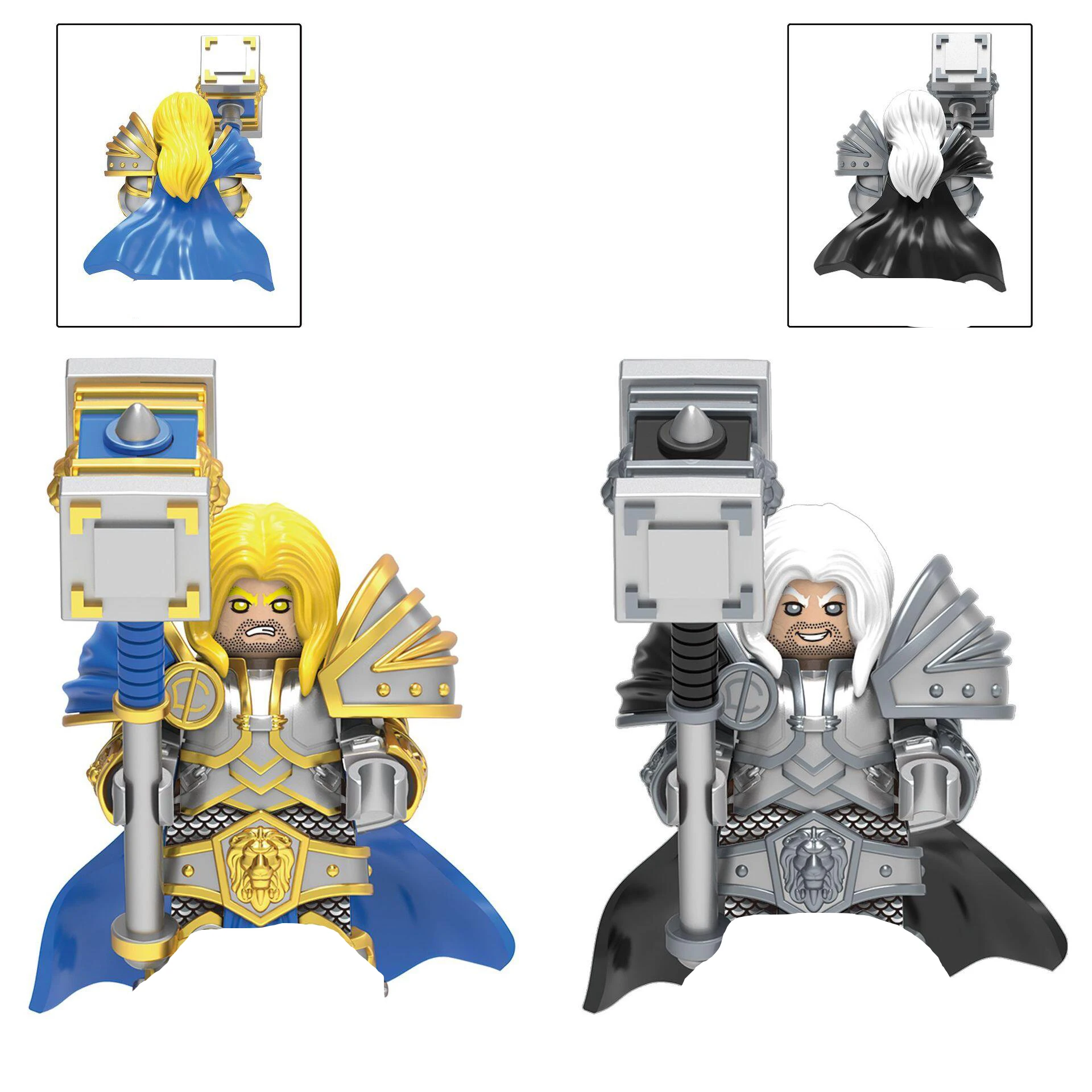

5 см фигурка World of Warcraft Varian Wrynn Arthas Menethil периферийная модель собранные строительные блоки настольные украшения подарочные игрушки