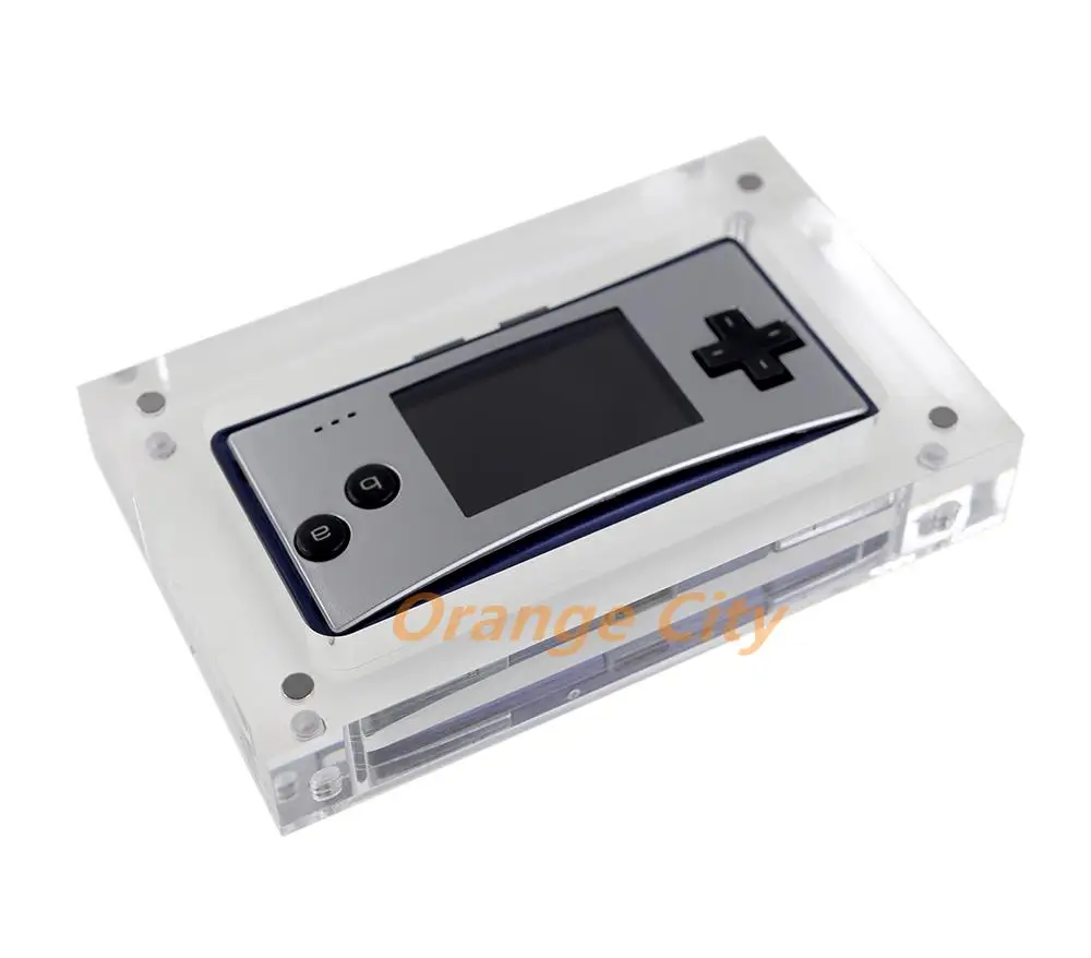 

1PC Transparency Acrylic Magnetic Cover Case For GBM Game Console Storage Box for Game Boy GBM