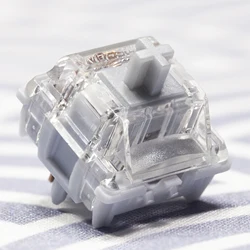 Gateron 0° Silent Switch Linear Zero Degree 0 Degree switch MX Stem for Gaming Mechanical Keyboard Double Rail Silent Pad