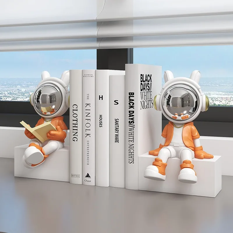Trendy Trendy Viral Astronaut Spaceman Bookend Decor for Living Room Office Study Home Craft Ornament - Aliexpress Deal