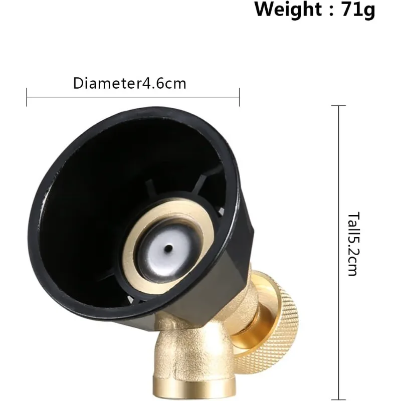 High Pressure Spray Nozzle Agricultural Atomization Adjustable Sprayer Nozzle Garden Nozzle Sprayer Watering Irrigation Tools