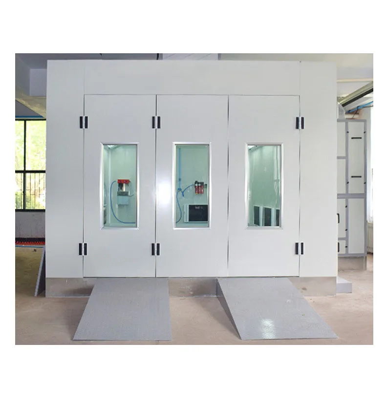 Car spray oven electric or diesel spray booth factory price paint booth for car