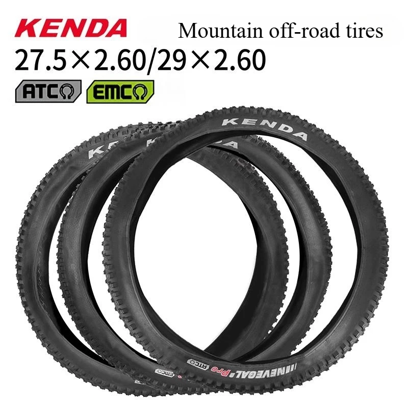 

KENDA Mountain Bicycle Outer Tire Vacuum Folding 27.5/29 Inches * 2.60 Rubber Off-road Outer Mountain Tire Bicycle Accessories
