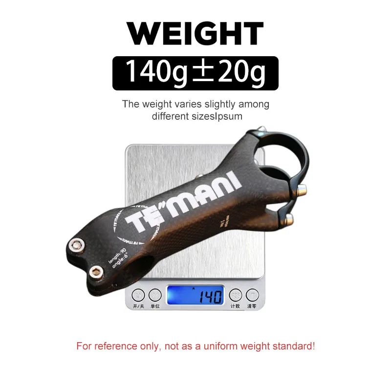 Ultralight Full Carbon Stem 70-130mm TEMANI With Speedometer Bracket For Mountain Road Bike Bicycle Head Stem Accessories
