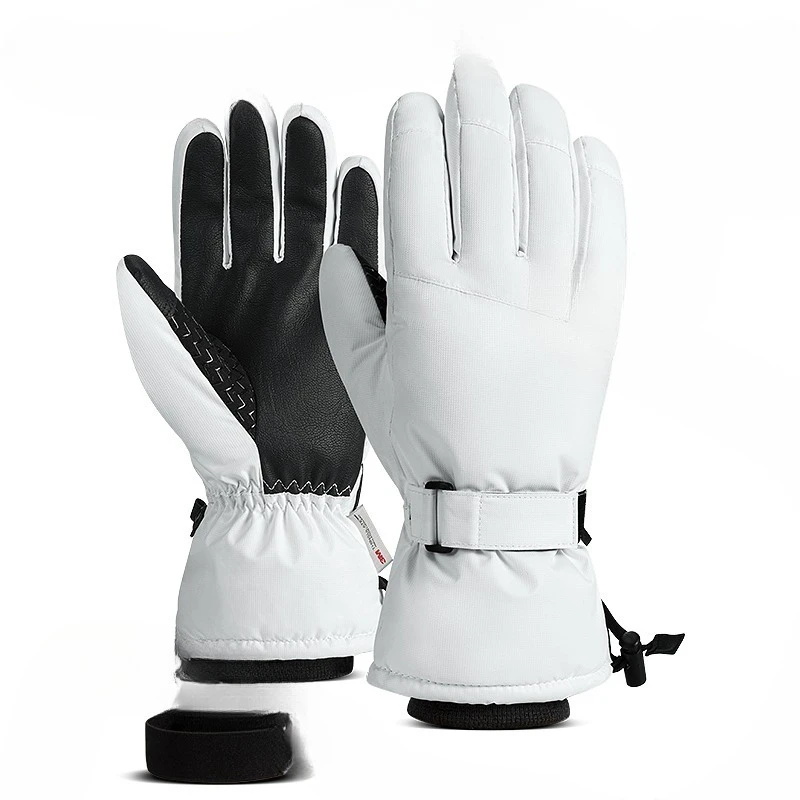 

Мужские и женские лыжные перчатки со встроенными наручниками — совместимые с сенсорным экраном, водонепроницаемые, теплые и сноубордические