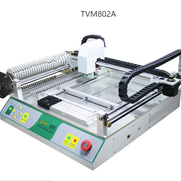 TVM802A SMT Pick and Place Machine 2heads 29slots Desktop Pick&Place Machine Standard Edition