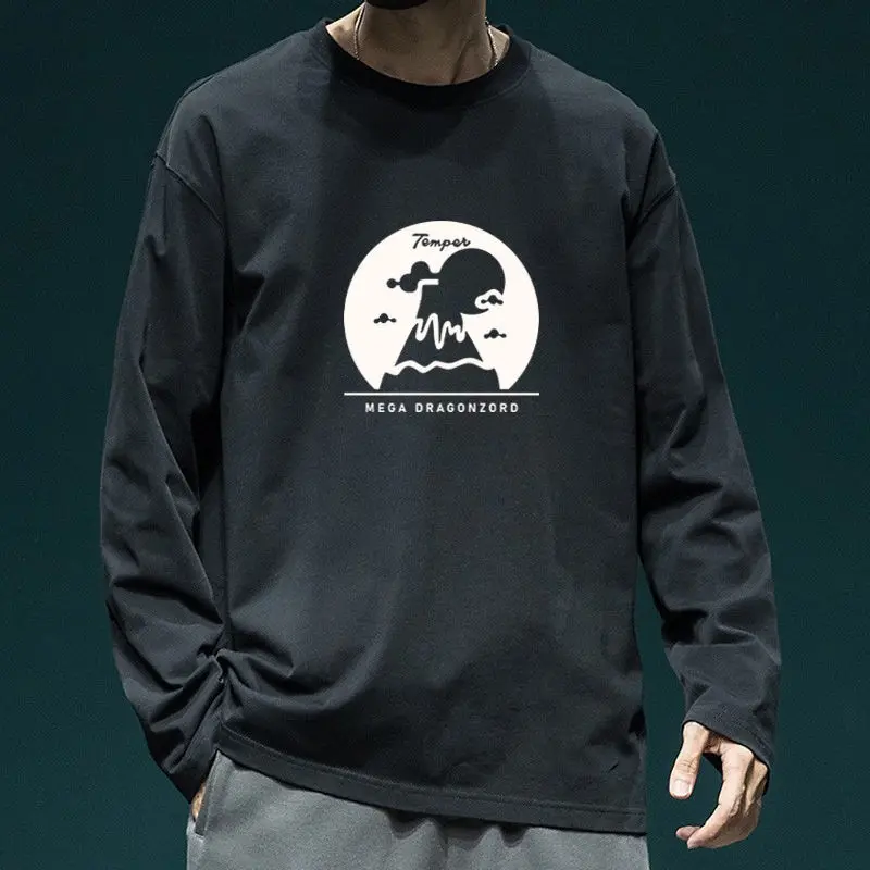 2024 Lente En Herfst Heren Nieuwe Splicing Pullovers Met O-hals Bedrukt Brief Mode Losse Minimalistische Casual Tops Met Lange Mouwen