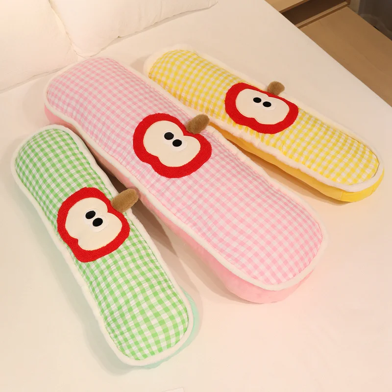 دافئ القطن محشوة متقلب التفاح ألعاب من القطيفة جميل النوم رمي وسادة Kawaii ديكور غرفة نوم الأطفال هدية عيد ميلاد