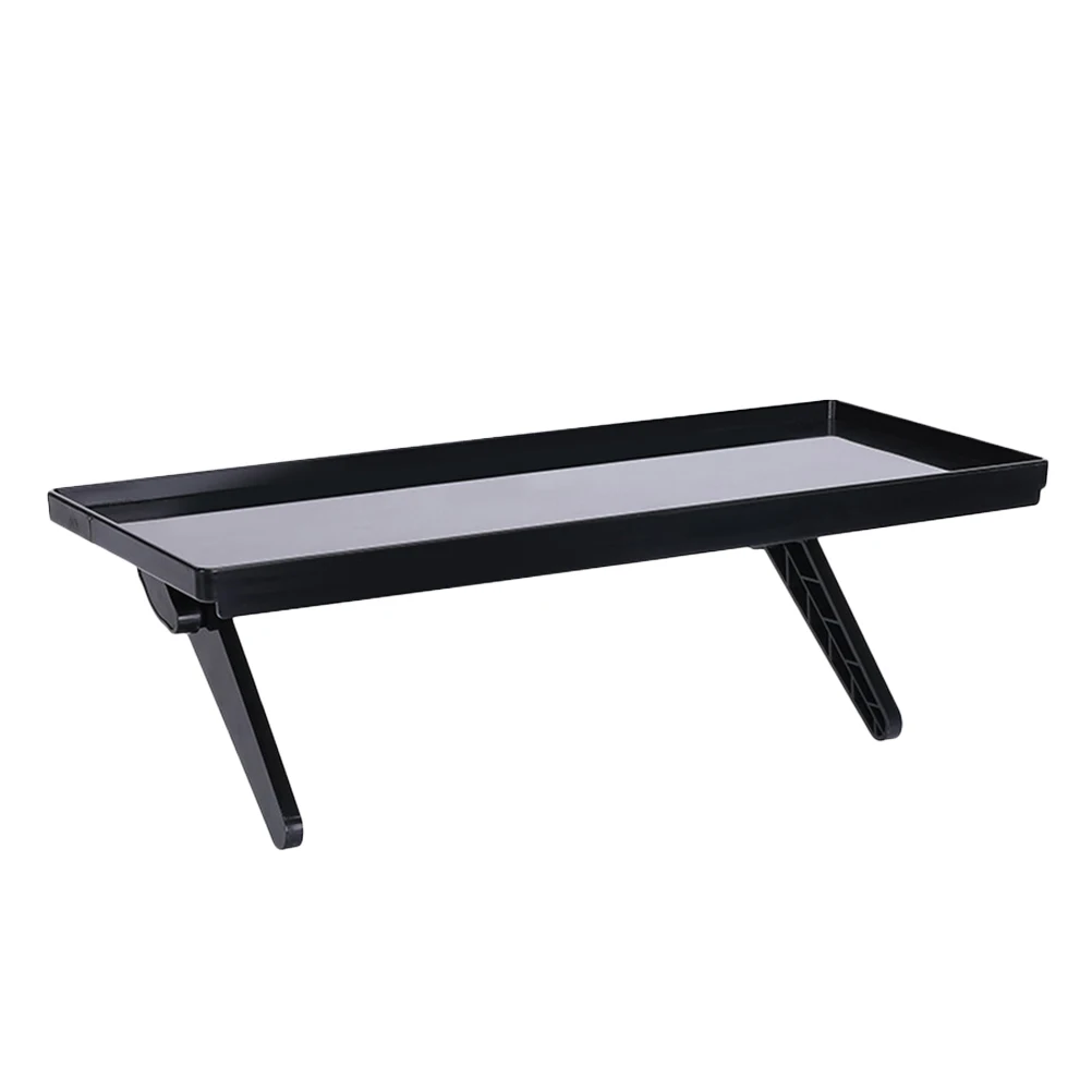 

Foldable Monitor Shelf Screen Storage Bracket Multifunction Shelf For Office Home Desktop Black Space-Saving