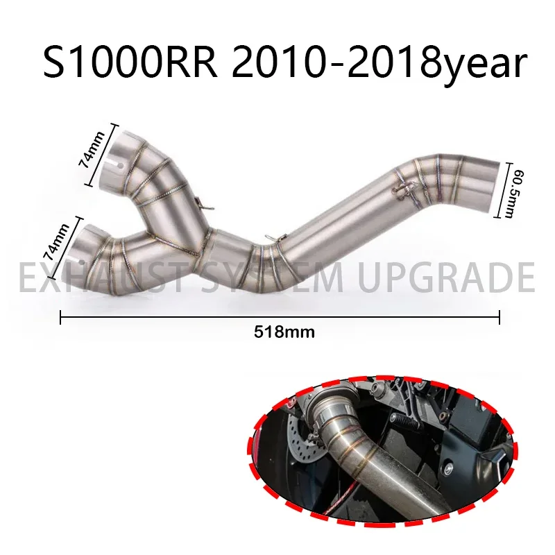 

Motorcycle for BMW S1000RR 2010-2018 YEARS 51mm Exhaust S1000rr Motorcycle Exhaust Systems Motorcycle Accessories Exhaust Pipe