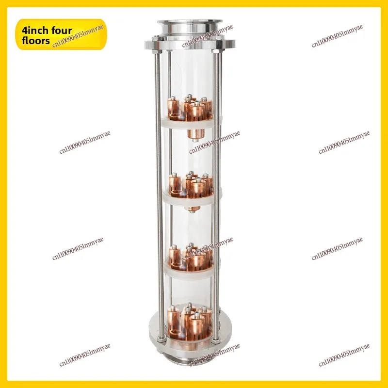 Copper blister crystal airway tower cap brewing equipment distilling wine tower type aging
